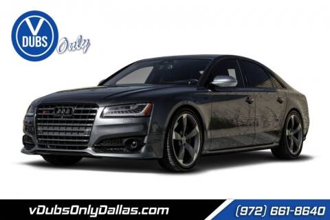 2016 Audi S8 plus for sale at VDUBS ONLY in Plano TX