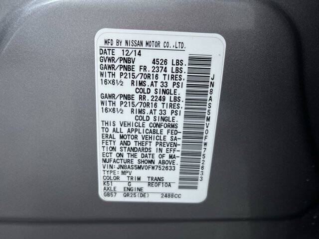 2015 Nissan Rogue Select S