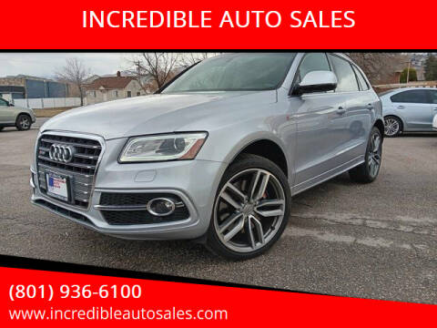 2015 Audi SQ5 for sale at INCREDIBLE AUTO SALES in Bountiful UT