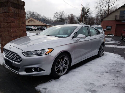 2013 Ford Fusion for sale at R C Motors in Lunenburg MA