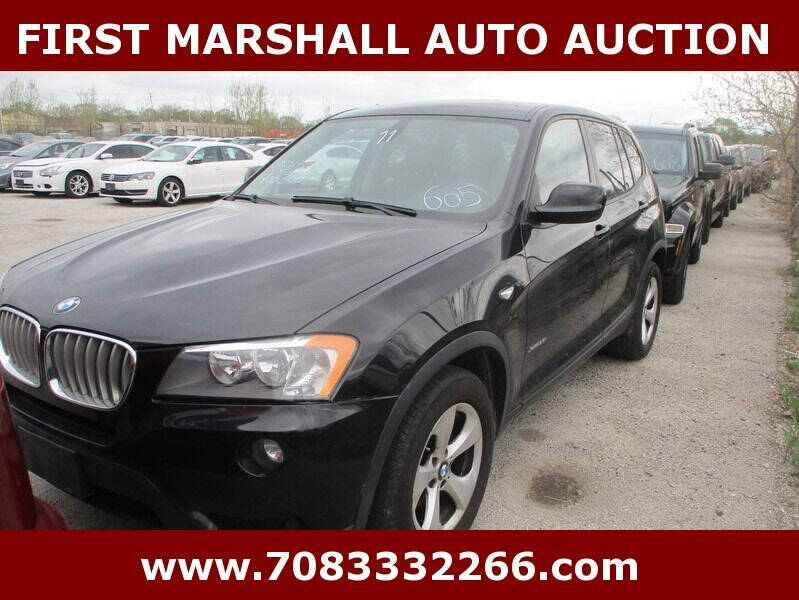 2011 BMW X3 for sale at First Marshall Auto Auction in Harvey IL