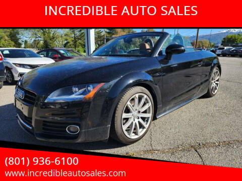 2013 Audi TT for sale at INCREDIBLE AUTO SALES in Bountiful UT