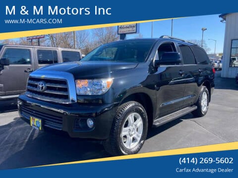 2013 Toyota Sequoia for sale at M & M Motors Inc in West Allis WI