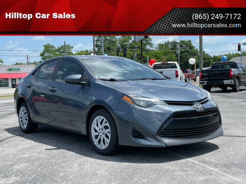 2018 Toyota Corolla for sale at Hilltop Car Sales in Knoxville TN