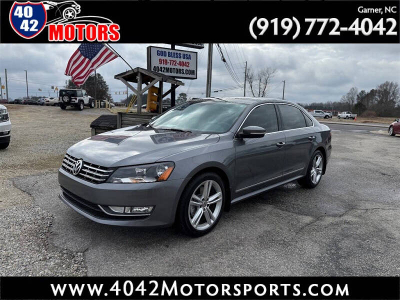 2015 Volkswagen Passat for sale at 4042 Motorsports in Willow Spring NC