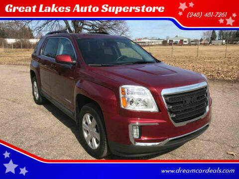 2016 GMC Terrain for sale at Great Lakes Auto Superstore in Waterford Township MI