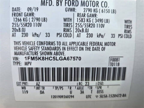 2020 Ford Explorer Platinum