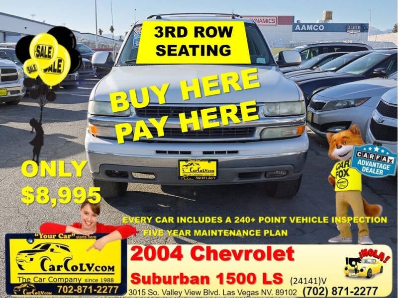 2004 Chevrolet Suburban for sale at The Car Company - Buy Here Pay Here in Las Vegas NV