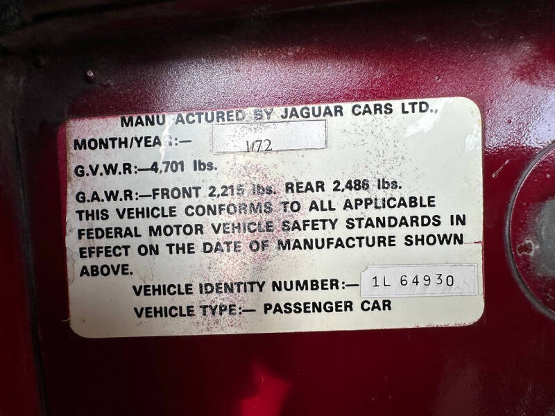 1972 Jaguar XK