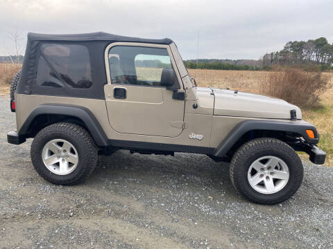 2004 Jeep Wrangler for sale at Shoreline Auto Sales LLC in Berlin MD