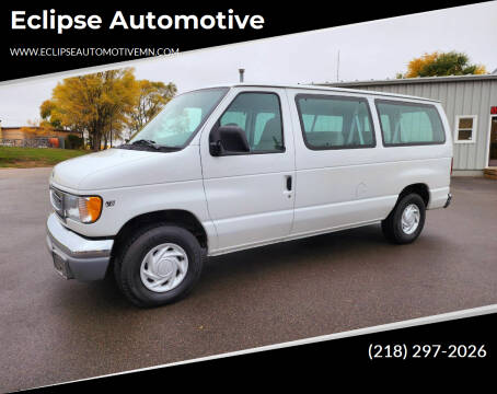 2002 Ford E-Series for sale at Eclipse Automotive in Brainerd MN