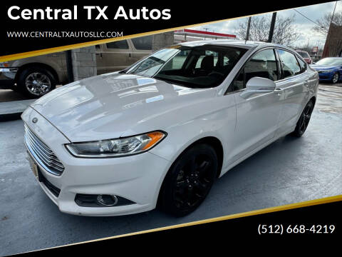 2014 Ford Fusion for sale at Central TX Autos in Lockhart TX