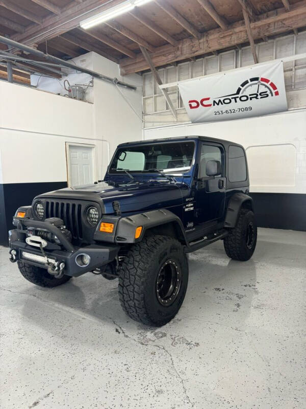 2004 Jeep Wrangler for sale at DC MOTORS LLC in Auburn WA