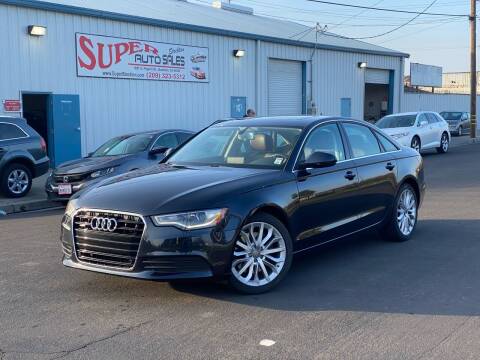 2014 Audi A6 for sale at SUPER AUTO SALES STOCKTON in Stockton CA