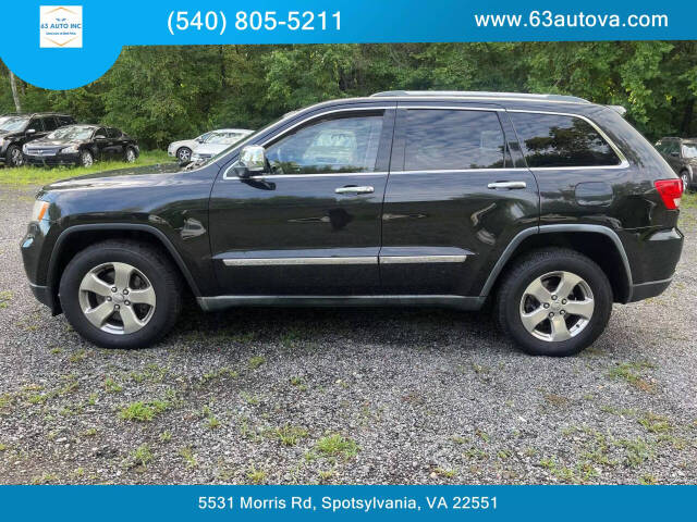 2012 Jeep Grand Cherokee for sale at 63 Auto Inc in Spotsylvania, VA