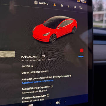 2020 Tesla Model 3 Standard Range Plus
