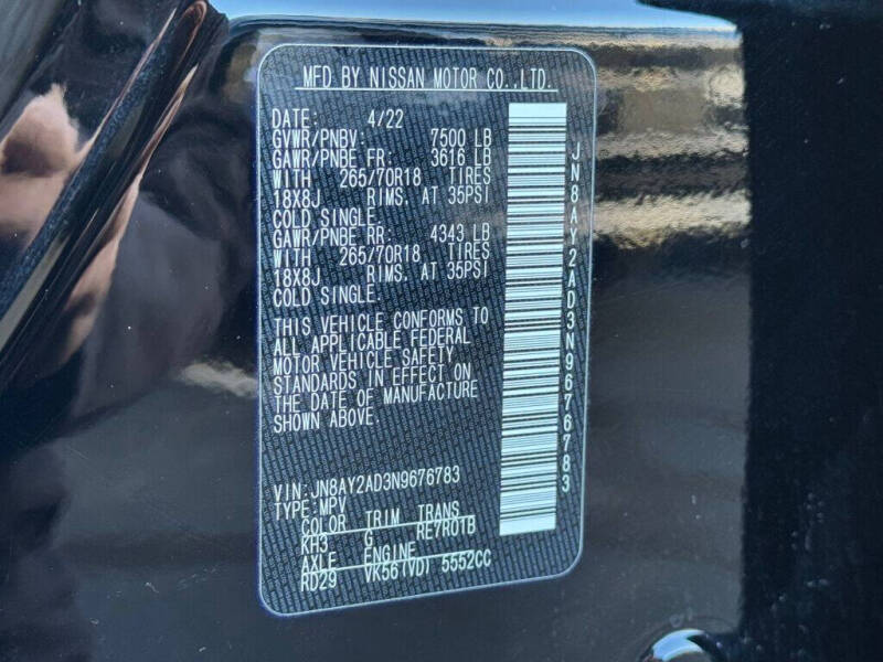 2022 Nissan Armada SV