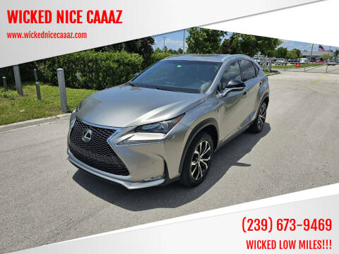 2015 Lexus NX 200t for sale at WICKED NICE CAAAZ in Cape Coral FL