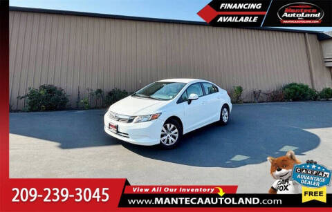 2012 Honda Civic for sale at Manteca Auto Land in Manteca CA