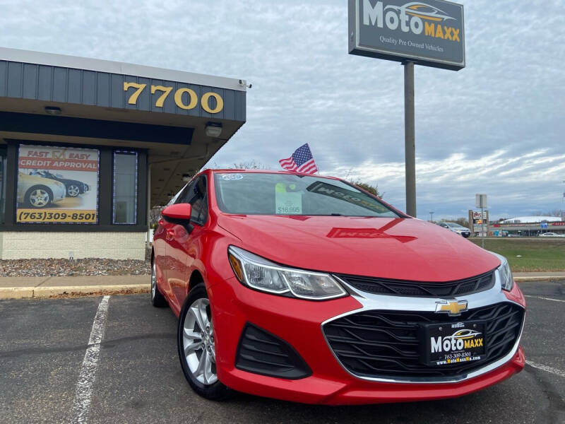 2019 Chevrolet Cruze for sale at MotoMaxx in Spring Lake Park MN
