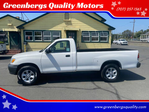 2000 Toyota Tundra for sale at Greenbergs Quality Motors in Napa CA