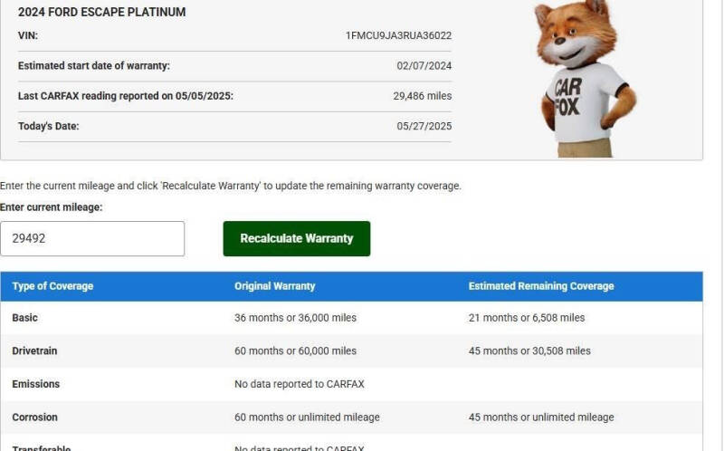 2024 Ford Escape Platinum