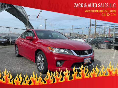 2013 Honda Accord for sale at Zack & Auto Sales LLC in Staten Island NY