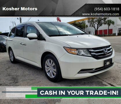 2015 Honda Odyssey for sale at Kosher Motors in Hollywood FL