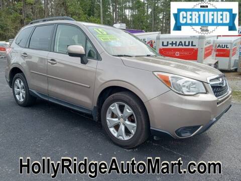 2015 Subaru Forester for sale at Holly Ridge Auto Mart in Holly Ridge NC