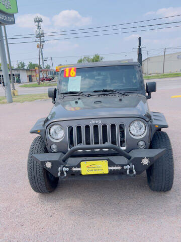 2016 Jeep Wrangler for sale at Marquez Auto Sales in South Houston TX