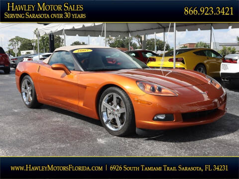 2007 Chevrolet Corvette for sale at Hawley Motor Sales in Sarasota FL