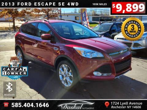 2013 Ford Escape for sale at Daskal Auto LLC in Rochester NY