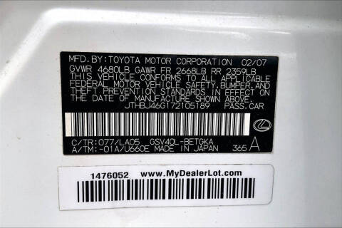 2007 Lexus ES 350
