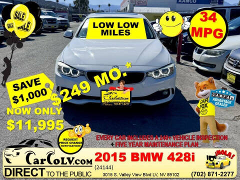 2015 BMW 4 Series for sale at The Car Company - 249 monthly payments in Las Vegas NV