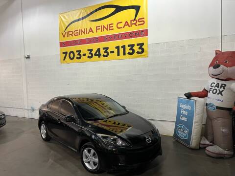 2012 Mazda MAZDA3 for sale at Virginia Fine Cars in Chantilly VA