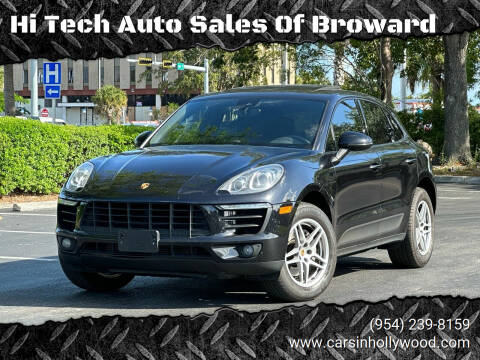 2017 Porsche Macan for sale at Hi Tech Auto Sales Of Broward in Hollywood FL