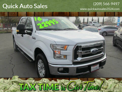 2016 Ford F-150 for sale at Quick Auto Sales in Ceres CA