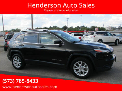 2014 Jeep Cherokee for sale at Henderson Auto Sales in Poplar Bluff MO