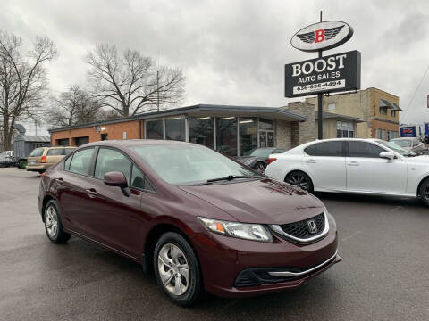 2013 Honda Civic for sale at BOOST AUTO SALES in Saint Louis MO