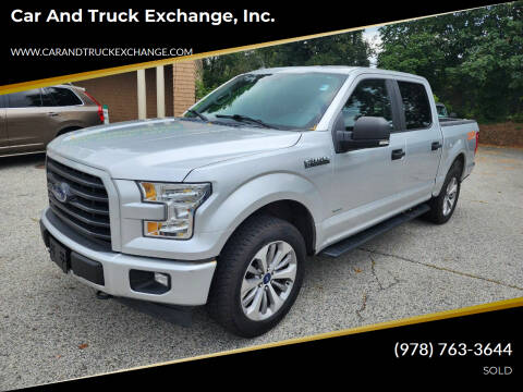 2017 Ford F-150 for sale at Car and Truck Exchange, Inc. in Rowley MA