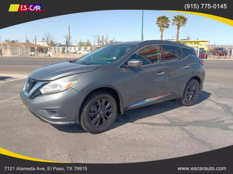 2018 Nissan Murano for sale at Escar Auto in El Paso TX