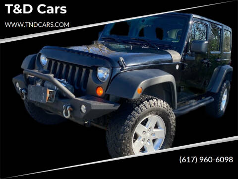 2012 Jeep Wrangler Unlimited for sale at T&D Cars in Holbrook MA