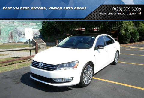 2015 Volkswagen Passat for sale at EAST VALDESE MOTORS / VINSON AUTO GROUP in Valdese NC