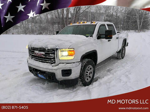 2016 GMC Sierra 2500HD for sale at MD Motors LLC in Williston VT