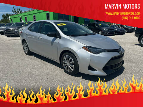 2019 Toyota Corolla for sale at Marvin Motors in Kissimmee FL