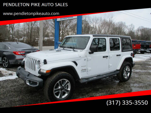 2018 Jeep Wrangler Unlimited for sale at PENDLETON PIKE AUTO SALES in Ingalls IN