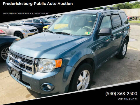 2012 Ford Escape for sale at FPAA in Fredericksburg VA