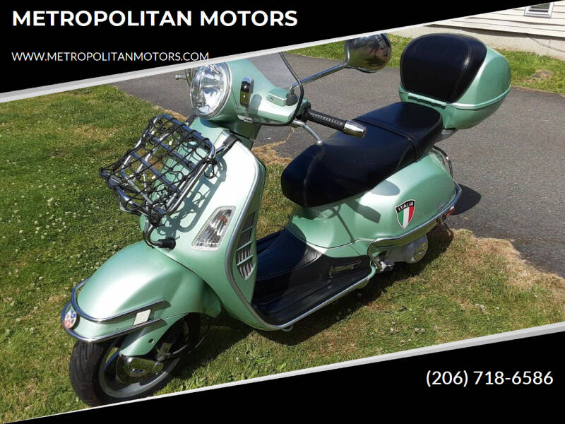 2004 Vespa 200L/200GT/200 for sale at METROPOLITAN MOTORS in Kirkland WA