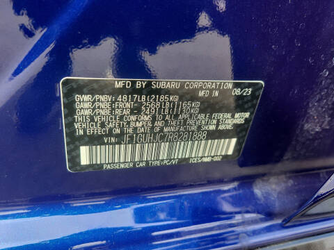 2024 Subaru Impreza RS