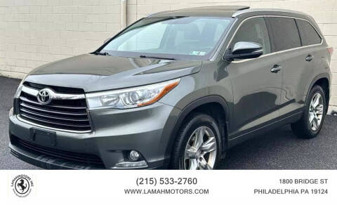 2014 Toyota Highlander for sale at LAMAH MOTORS INC in Philadelphia PA